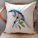 European embroidered butterfly and dragonfly sofa cushion cover living room
