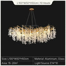 European style gold tree branch chandelier dining room crystal light