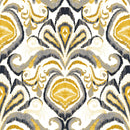 Yellow Vintage Design Wallpaper
