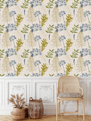 Herbal White Wallpaper