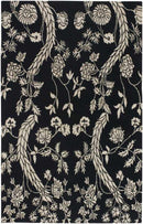 Dundee Modern Black/Cream Area Rug