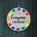 Everyone Welcome Front Door Decor