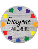 Everyone Welcome Front Door Decor