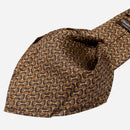Palio - Printed Silk Tie - Brown