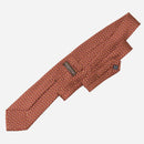 Palio - Printed Silk Tie - Burgundy