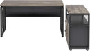 Executive Office Computer Desk and Mobile File Cabinet
