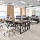 Executive Office Computer Desk and Mobile File Cabinet