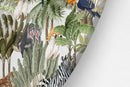 Exotic Animals Printed Transparent Acrylic Circle