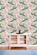 Exotic Chinoiserie Pattern Wallpaper
