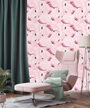 Exotic Pink Flamingo Wallpaper