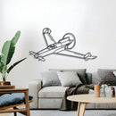 XP-55 Ascender Angle Metal Aircraft Wall Art - NCP0501