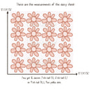 Giant Daisy Flowers - Fabric Nursery Wall Art Decals