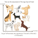 All Breed Dogs wall decals - Fabric Nursery Wall Art Decals