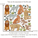 Cute Little Cats decals - Fabric Nursery Wall Art Decals