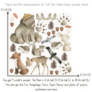 Yellowstone & Woodland Pine Trees - Fabric Nursery Wall Art Decals