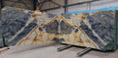 Explosion Blue Bookmatching Marble Slabs Polished - Full Truckload 2 slabs front view