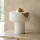 Exquisite Stone Alabaster Table Lamp