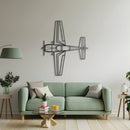 300L Top Metal Aircraft Wall Art - NCP0358