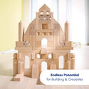 Basic Building Blocks 102 Piece Extra Large Wooden Starter Set