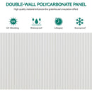 [10X12FT] Extra-Large Heavy-Duty Polycarbonate Aluminum Greenhouse With Sliding Doors And Vents (SAK74183)