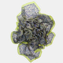 Helena - Silk Scarf Shawl - Green