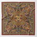 Helena - Silk Scarf Shawl - Rust