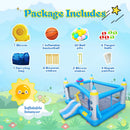 Extra-Large Multifunctional Jump'N Slide Inflatable Bouncer With Blower (SAK81243)