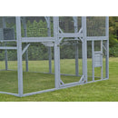 Alora Extra Large Outdoor Cat Kitten Playpen House With Platforms, And Waterproof Cover (SAK55092)