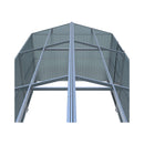 Alora Extra-Large Outdoor Galvanized Steel Outdoor Storage Shed With Skylight Roof (SAK42671)