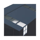 Alora Extra-Large Outdoor Galvanized Steel Outdoor Storage Shed With Skylight Roof (SAK42671)