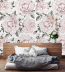 Extra Large Pink Peonies Wallpaper Mural