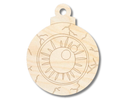 Unfinished Wood Etched Eyeball Ornament Shape | Paint By Line Crafts | up to 30" DIY