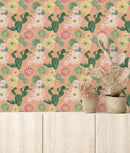Hand Drawn Cactus Flowers Wallpaper
