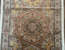 Turkish Silk Runner Rug 2.6 x 13, Dome Design, Hereke Runner, Bamboo Silk, New