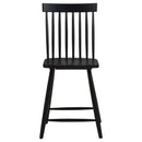 Andrews 5-piece Round Counter Dining Set Light Ash and Black