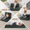 Dark Gray Standard Size Multifunctional Convertible Sofa