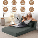 Dark Gray Standard Size Multifunctional Convertible Sofa