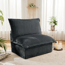 Koala Armless Sofa - Grey