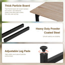 39 Inch Computer Desk Nature Wood Home Office Writing Table