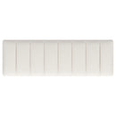 Mesa Boucle Upholstered Tufted Accent Bench Vanilla