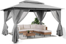 Outdoor Gazebo 10x13 With Mosquito Netting Weatherproof