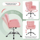 Pink Ergonomic Office Chair With Adjustable Height