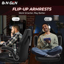Ergonomic Gaming Chair Black With Premium Lumbar Support