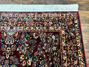 Karastan Rug 5.9 x 9 Red Sarouk Rug