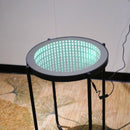 Led round end table