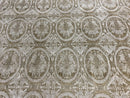 Tibetan Rug 12x15, Wool Hand Knotted Carpet, Odegard Rug, Birds, Olive Green, 12 x 15 Oversized Handmade Contemporary Area Rug, Extra Large