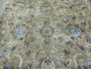 5' 6" X 9' Vintage Handmade Jaipur Indian Floral Oriental Wool Rug Veg Dyes