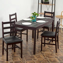 Brown Premium Luxurious Solid Wood Dining Table For Four