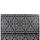 Outdoor & Indoor Privacy Screen Metal Privacy Screen 76' H×48' W, Freestanding Decorative Privacy Screen for Deck Balcony Patio, Privacy Fence Panels for Outside Lawn Garden PS115 BLACK