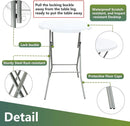 32 Inch White Ultra light weight Folding Table Outdoor